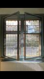 Allframe achterzetraam met houten Finti kozijn en HR++ glas voor monumentale panden
