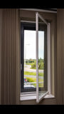 Allframe achterzetraam met Fineo vacuümglas voor ultradunne isolatie